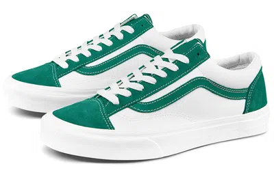 Vans Style 36 'classic Sport - Cadmium Green' In White