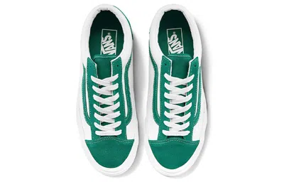 Vans Style 36 'classic Sport - Cadmium Green' In White