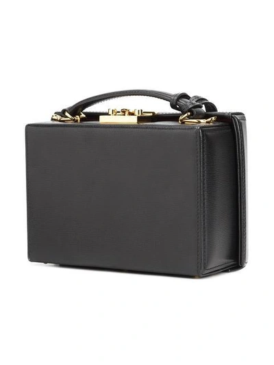 Shop Mark Cross Small 'grace' Box In Black