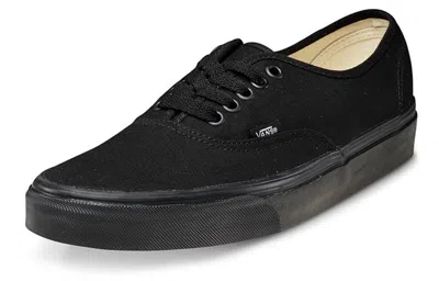 Vans Triple Black Authentic Sneakers Men In Black
