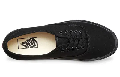 Vans Triple Black Authentic Sneakers Men In Black