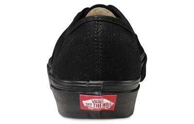 Vans Triple Black Authentic Sneakers Men In Black