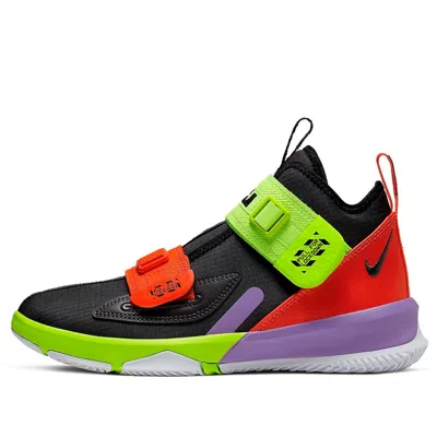 Nike (gs)  Lebron Soldier 13 'thunder Grey Crimson Green' In Multi