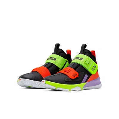 Nike (gs)  Lebron Soldier 13 'thunder Grey Crimson Green' In Multi