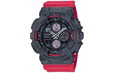 Casio G-shock Analog-digital 'red' In Black