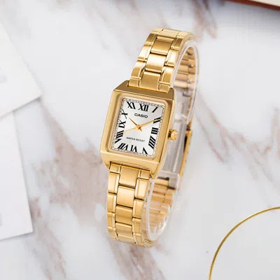 Casio Quartz Waterproof Analog Watch 'gold'