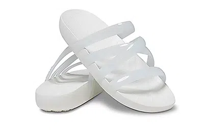 Crocs Splash Glossy Strappy Sandal In Multi