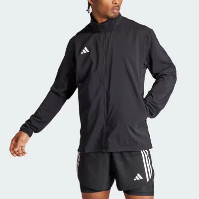 Adidas Originals Adidas Adizero Essentials Running Jacket Asia Sizing 'black'