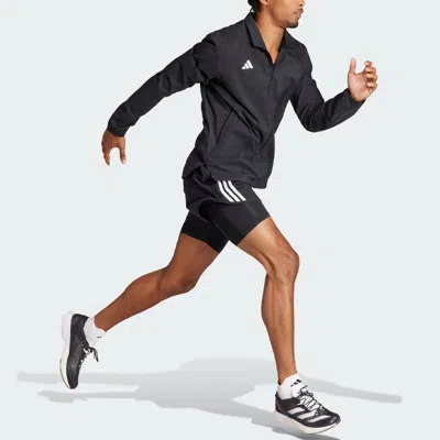 Adidas Originals Adidas Adizero Essentials Running Jacket Asia Sizing 'black'