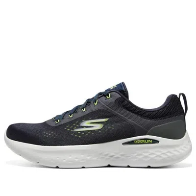 Skechers Go Run Lite 'navy Lime' In Multi