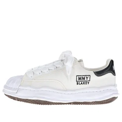 Miharayasuhiro Maison Mihara Yasuhiro Blakey Og Sole Canvas Low-top Sneaker 'white' In White