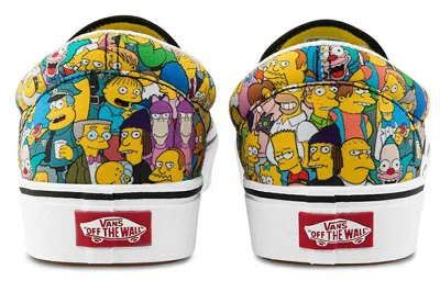 Vans The Simpsons X Comfycush Slip-on 'springfield' In Multi