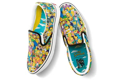 Vans The Simpsons X Comfycush Slip-on 'springfield' In Multi