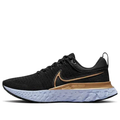 Nike (wmns)  React Infinity Run Flyknit 2 'black Metallic Gold'