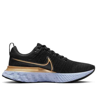 Nike (wmns)  React Infinity Run Flyknit 2 'black Metallic Gold'