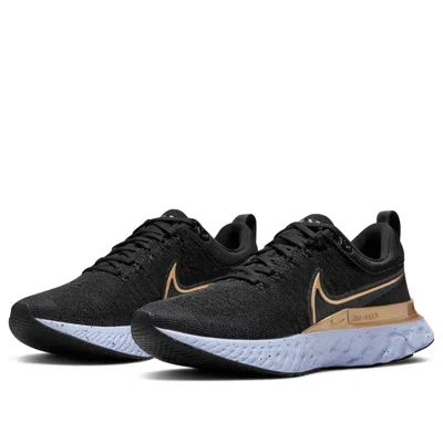 Nike (wmns)  React Infinity Run Flyknit 2 'black Metallic Gold'
