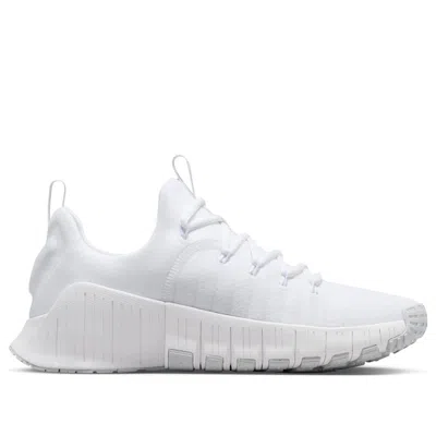 Nike Free Metcon 6 Mesh Sneakers In White