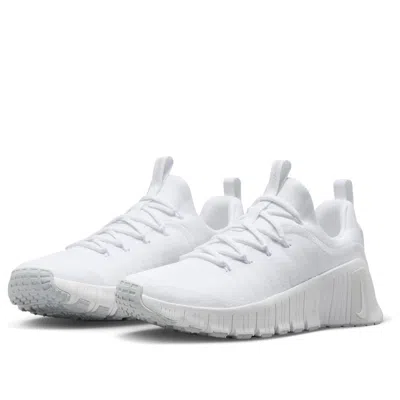 Nike Free Metcon 6 Mesh Sneakers In White