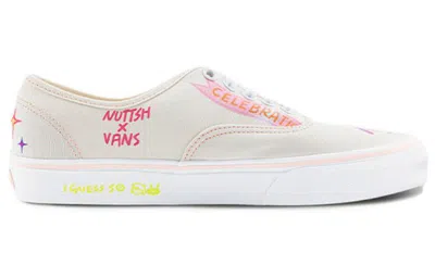 Vans Nuttsh X Authentic Otw Art Collection 'marshmallow' In White
