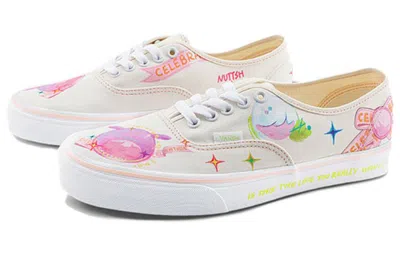 Vans Nuttsh X Authentic Otw Art Collection 'marshmallow' In White