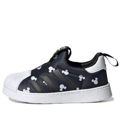 Adidas Originals (td)  Sst 360 X Disney In Black