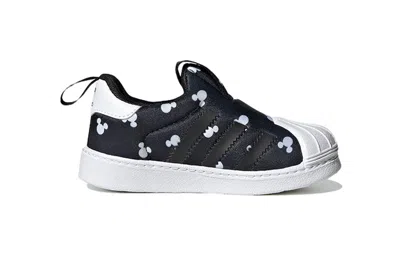 Adidas Originals (td)  Sst 360 X Disney In Black
