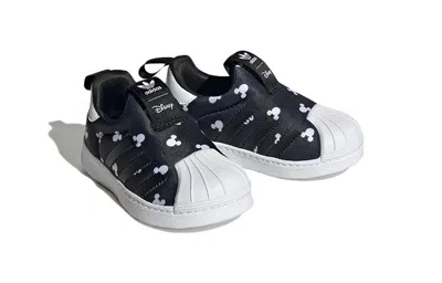 Adidas Originals (td)  Sst 360 X Disney In Black