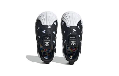 Adidas Originals (td)  Sst 360 X Disney In Black