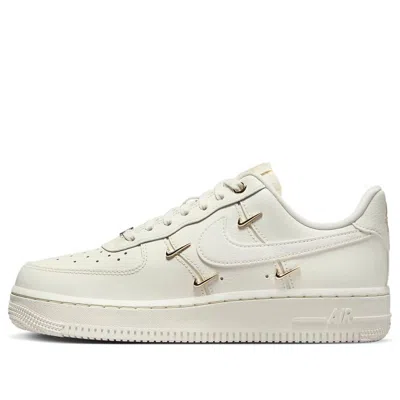 Nike (wmns)  Air Force 1 Low 'white Mini Gold Swooshes' In White