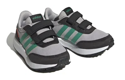 Adidas Originals (gs) Adidas Run 70s 'grey Court Green' In Multi
