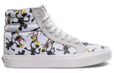 Vans Disney X Geoff Mcfetridge X Sk8-hi 'mickey's 90th' In White