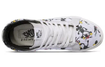 Vans Disney X Geoff Mcfetridge X Sk8-hi 'mickey's 90th' In White