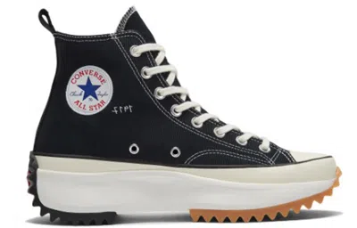 Converse Run Star Hike Hi Platform Sole Casual Sneakers In Black