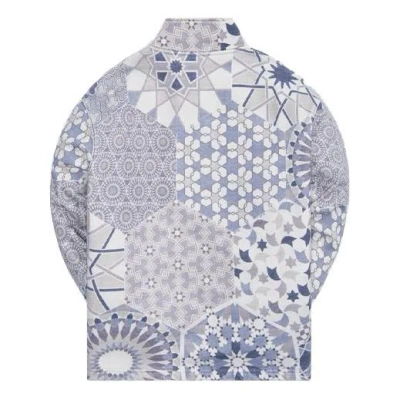 Kith Moroccan Tile Quarter Zip 'canvas' In Multi