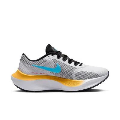 Nike (wmns)  Zoom Fly 5 'white Black Baltic Blue' In Gray