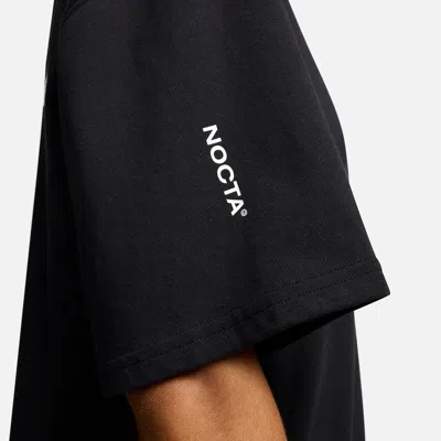 Nike Nocta Structured Cotton Oversized Crew T-shirt In Black