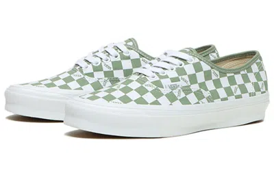 Vans Og Authentic Lx 'checkerboard - Loden' In Green