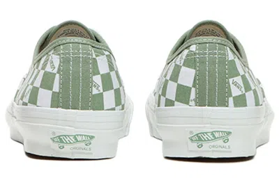Vans Og Authentic Lx 'checkerboard - Loden' In Green