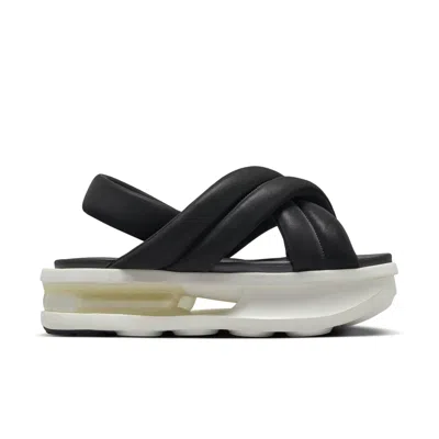 Nike Air Max Isla Crossover Sandals In Black
