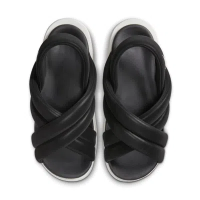 Nike Air Max Isla Crossover Sandals In Black