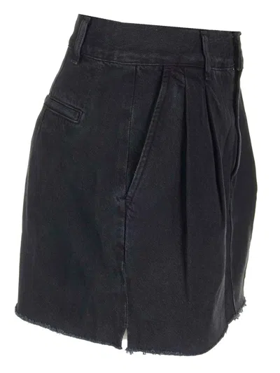 Agolde Becker Skirt In Black