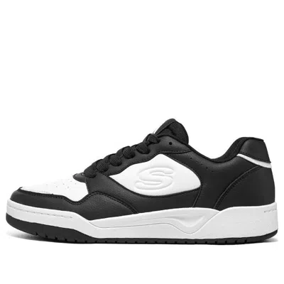 Skechers Koopa Court 'volley Low Varsity - Black White' In Multi