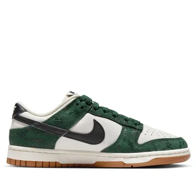 Nike Dunk Low "green Snake" Sneakers In Green