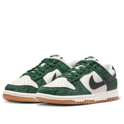 Nike Dunk Low "green Snake" Sneakers In Green
