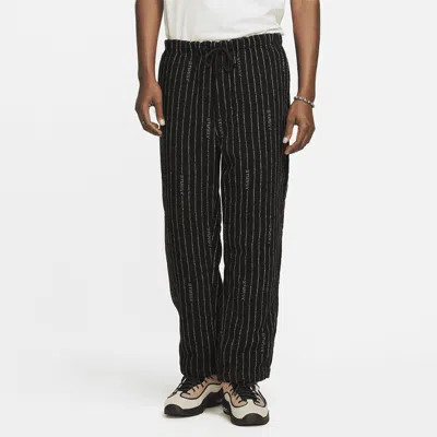 Nike X Stussy Ss23 Stripe Wool Pant 'antique Black'