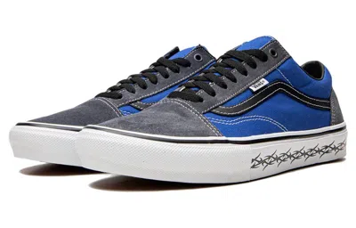 Vans Supreme X Old Skool 'barbed Wire - Royal' In Multi