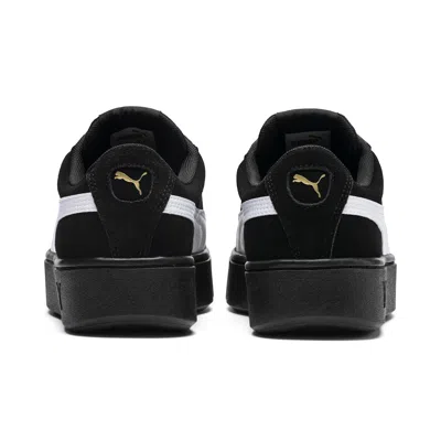 Puma (wmns)  Vikky Stacked Retro Casual Skateboarding Shoes Black