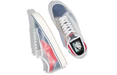 Vans Comfycush Slip-skool 'true Navy Red' In Multi