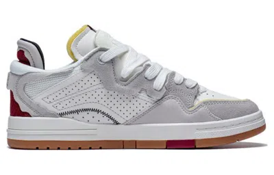 Li-ning Wave Pro 'white Grey Red' In Gray