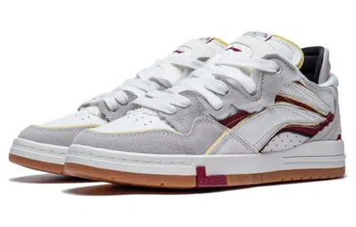 Li-ning Wave Pro 'white Grey Red' In Gray